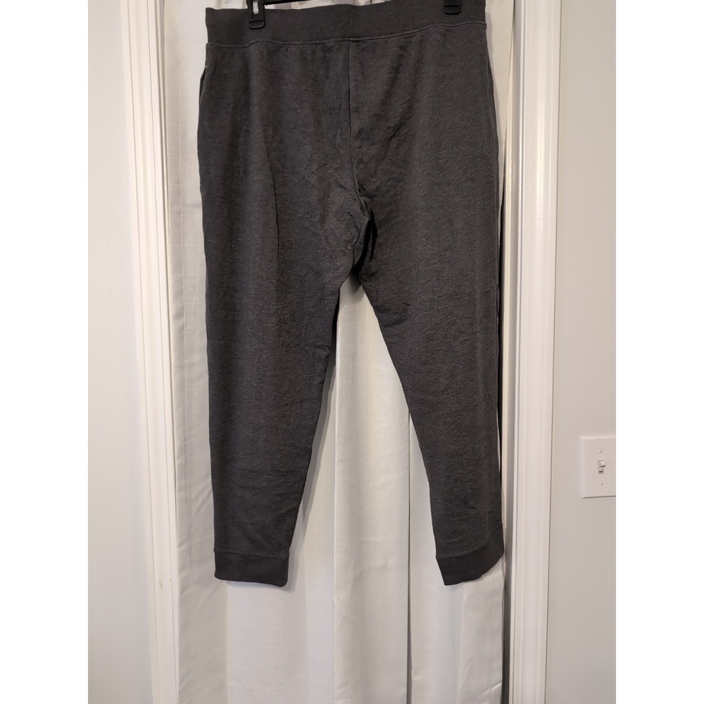 Calvin Klein Women's French Terry Joggers Pants Dark Gray XL - Picture 6 of 10